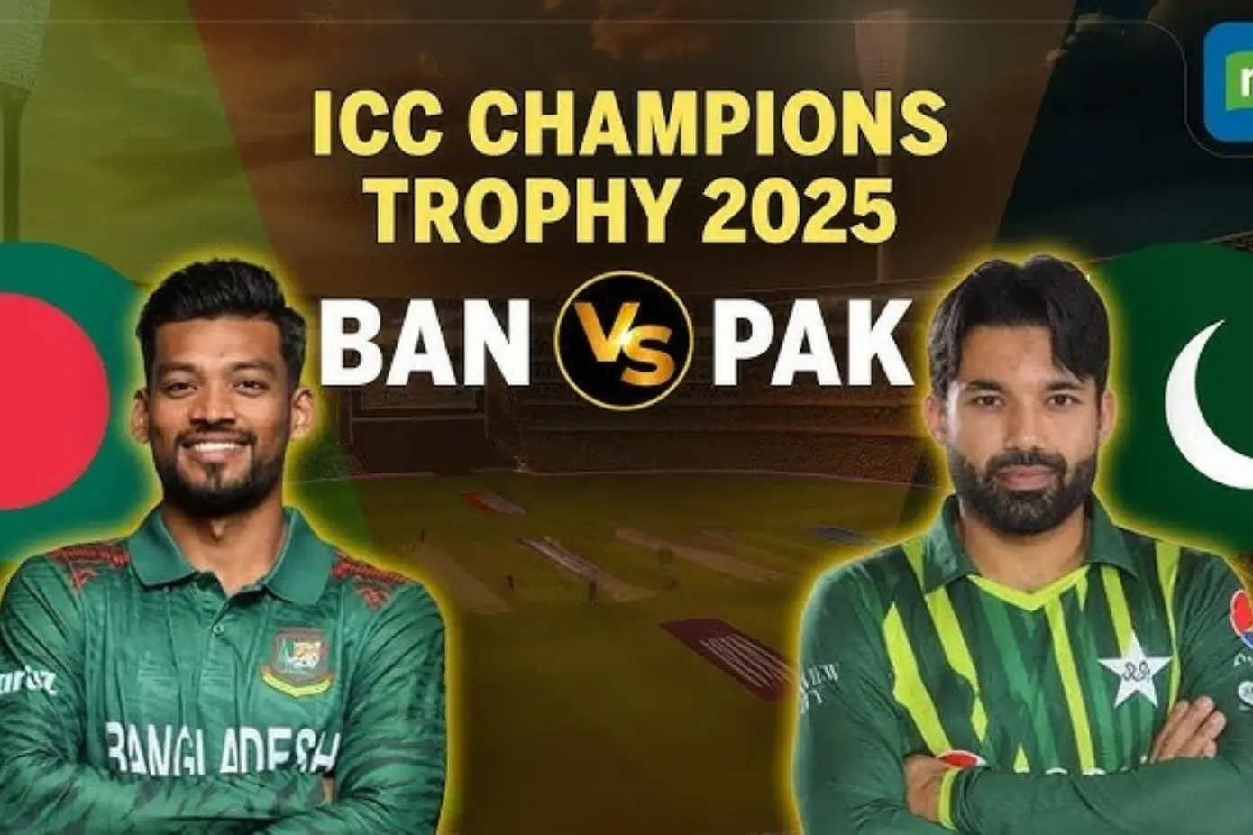 Pakistan vs Bangladesh Champions Trophy 2025