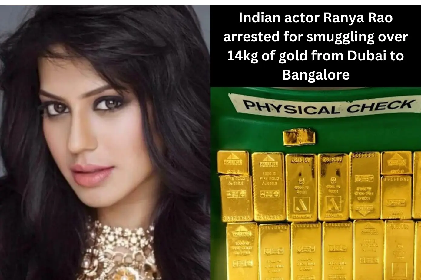 Ranya Rao arrested for smuggling